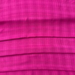 Viscose Texturizada em Xadrez Rosa