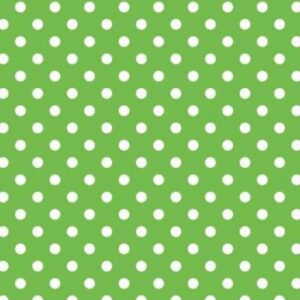 Tricoline 100% Algodão Poá Branco Fundo Verde