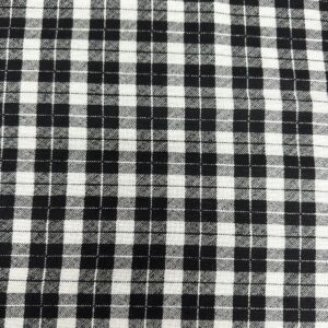 Flanela Xadrez Preto e Branco