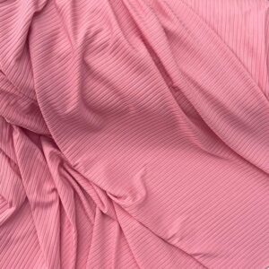 Malha Canelada Rosa