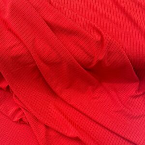 Malha Canelada Vermelho