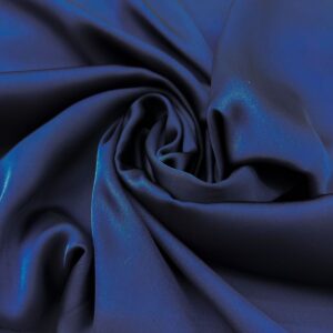 Chiffon Satin ou Seda Gloss Azul Marinho
