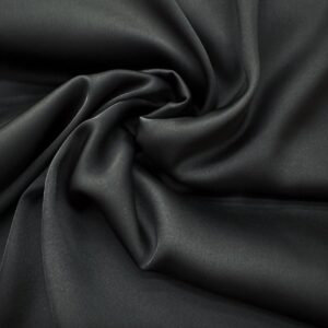 Chiffon Satin ou Seda Gloss Preto