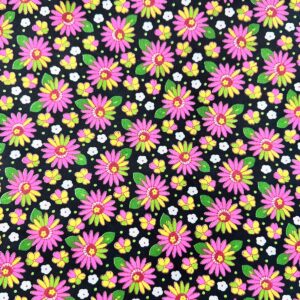 Chita ou Chitão Preto Floral