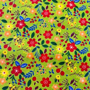 Chita ou Chitão Verde Floral