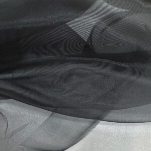 Organza Cristal Preto