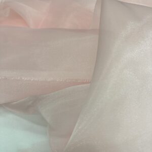 Organza Cristal Rosa Bebê