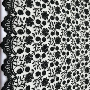 Renda Com Tule Preto