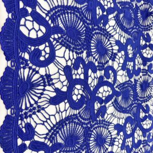 Renda Guipir Azul Royal
