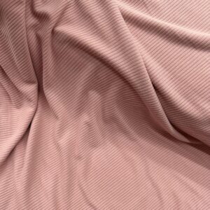 Malha Suede Canelada Rosê