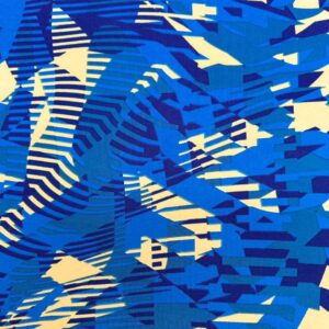 Malha Suplex Estampado Azul