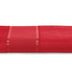 Toalha Rosto Vermelho | Para Bordar
