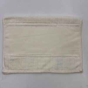 Toalha Lavabo Aveludada Creme | Para Pintar