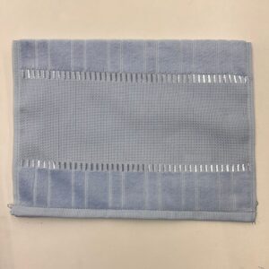 Toalha Lavabo Aveludada Azul Claro | Para Bordar