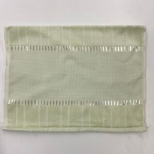 Toalha Lavabo Aveludada Verde Claro | Para Bordar