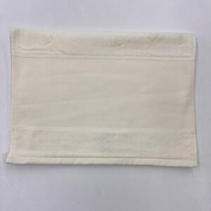Toalha Lavabo Creme com Detalhes de Coração | Para Pintar