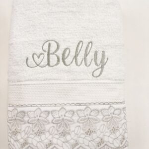 Toalha Banho Personalizada com Tira Bordada #6
