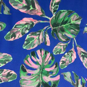 Crepe GGT Estampado com Folhas