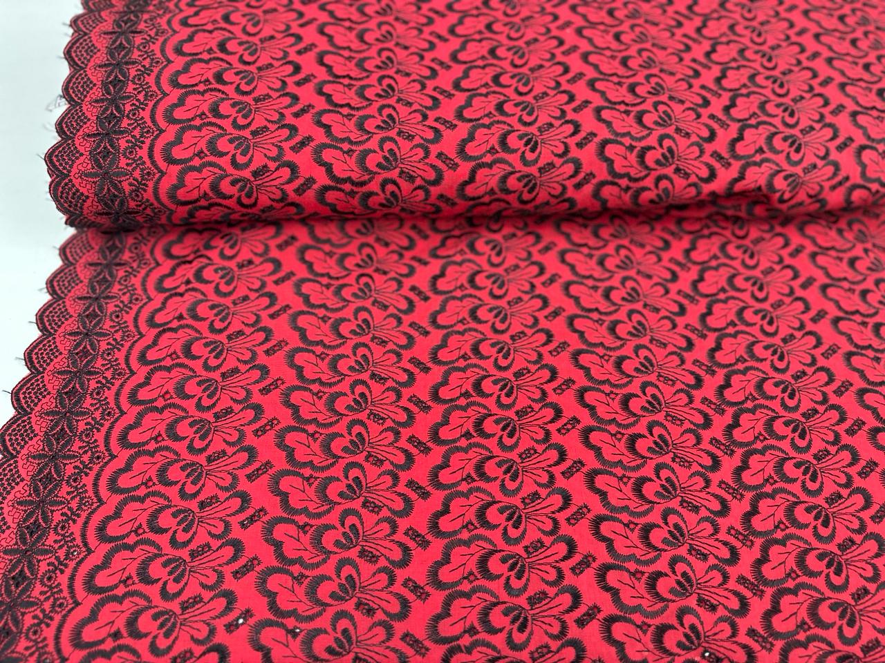 Laise Africana Vermelho e Preto