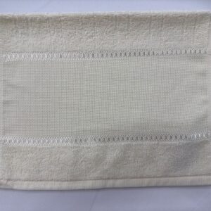 Toalha Lavabo Felpuda Creme