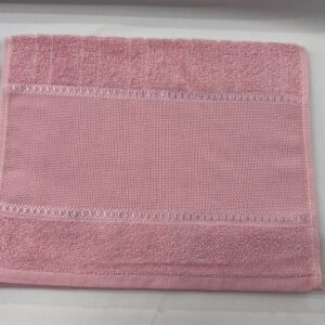 Toalha Lavabo Felpuda Rosa