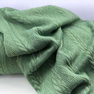 Tricot de Malha Trabalhado Verde