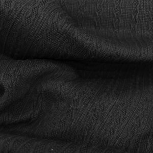 Malha Tricot Trabalhada Preto