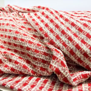 Malha Tweed Vermelho