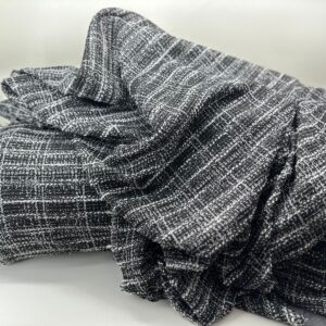 Malha Tweed Preto
