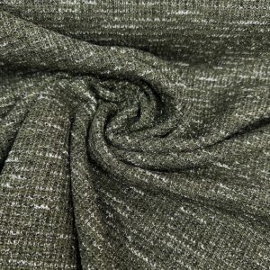 Malha Tricot Com Lurex Verde