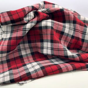 Cachá Xadrez Vermelho e Branco