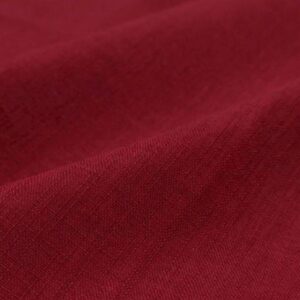 Linho Rústico (100% poliéster) ou Crepe de Linho Vermelho