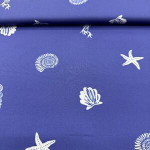 Tricoline Estampada Conchas