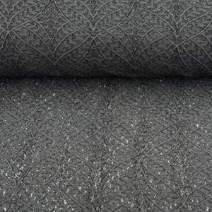 Renda Com Elastano | Preto