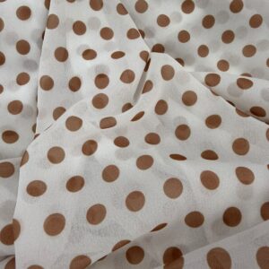 Musseline Toque de Seda ou Chiffon | Poá #2