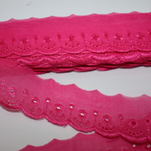 Tira Bordada Rosa Pink
