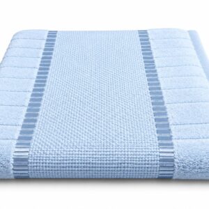 Toalha rosto Artesanalle Velour Dohler Azul Claro