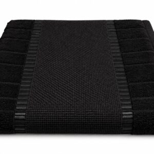 Toalha rosto Artesanalle Velour Dohler Preto