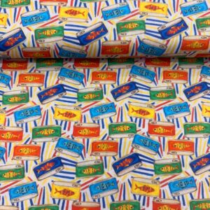 Tricoline 100% Algodão Sardinha