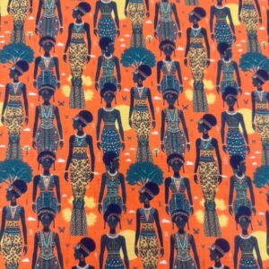Tricoline 100% Algodão Estampa Africana 3
